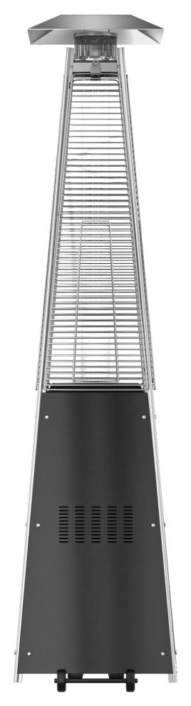 WestinTrends 46,000 BTU Pyramid Propane Patio Heater for Outdoor Garden, Black