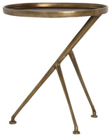 Schmidt Accent Table-Raw Antique Brass
