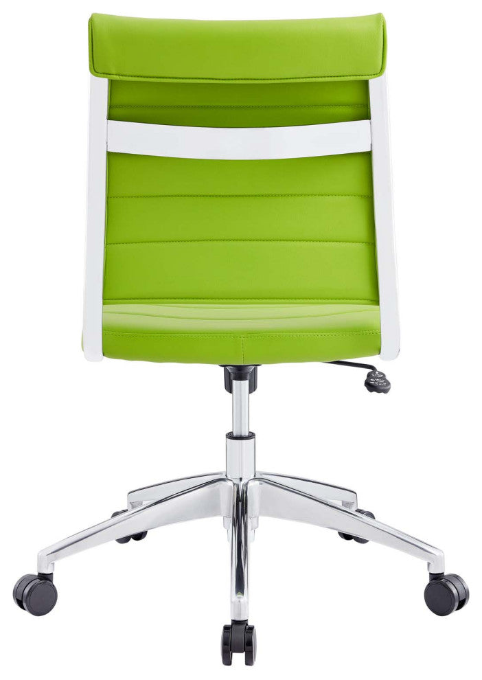 Bright Green Jive Armless Mid Back Office Chair