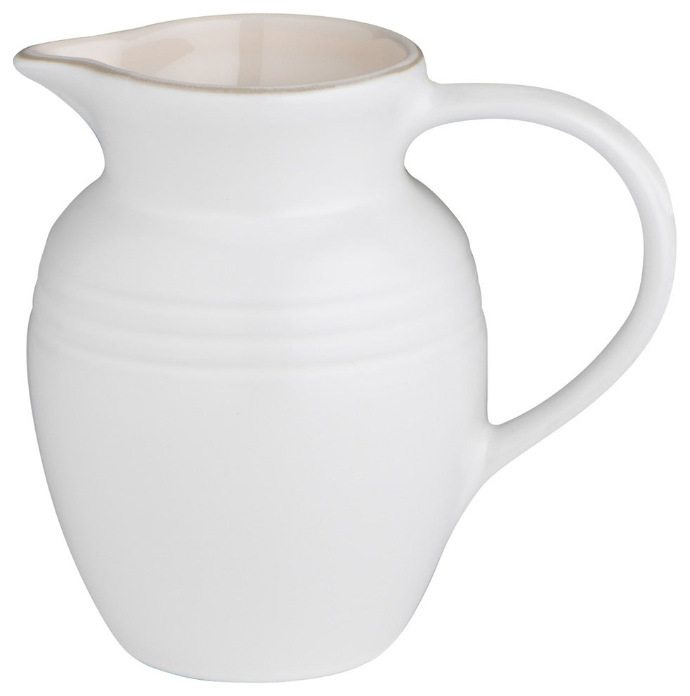 Le Creuset Stoneware Breakfast Jug, 600 ml, Cotton