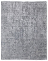 Kinton Modern Abstract, Blue/Silver, 12'x15' Area Rug