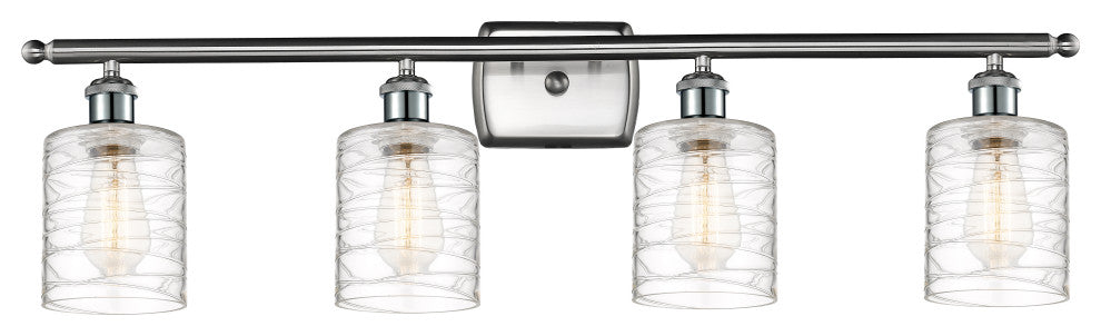 Innovations 516-4W-SN-G1113-LED 4-Light Bath Vanity Light, Brushed Satin Nickel