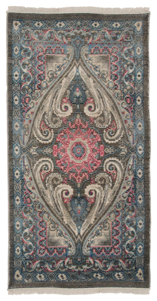 Machine Made Polyester Durable Indoor Outdoor Washable Oriental Pattern Footmat