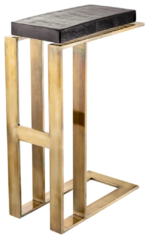 Vintage Brass End Table, Eichholtz Pierre