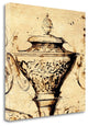 "Classical Style - H" By Paul Panossian, Giclee Print on Gallery Wrap Canvas