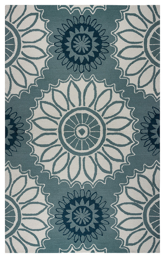 Rizzy Azzura Hill AH9967 Dark Sage Rug
