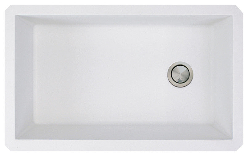 Transolid Radius Granite 31-in Undermount Kitchen Sink