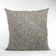 Plutus Blue Hidden Park Medallion Luxury Throw Pillow, 18"x18"