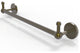 Prestige Skyline 24" Towel Bar with Integrated Hooks, Antique Brass