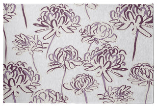 Blossom Bouquet Rug, Purple, 5'x7'