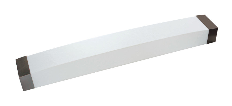 Algiers LED Vanity, Linen Acrylic Shade, Oakley Bronze, 49"