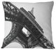 Paris Eiffel Towerinto the Sky Skyline Photography Throw Pillow, 16"x16"
