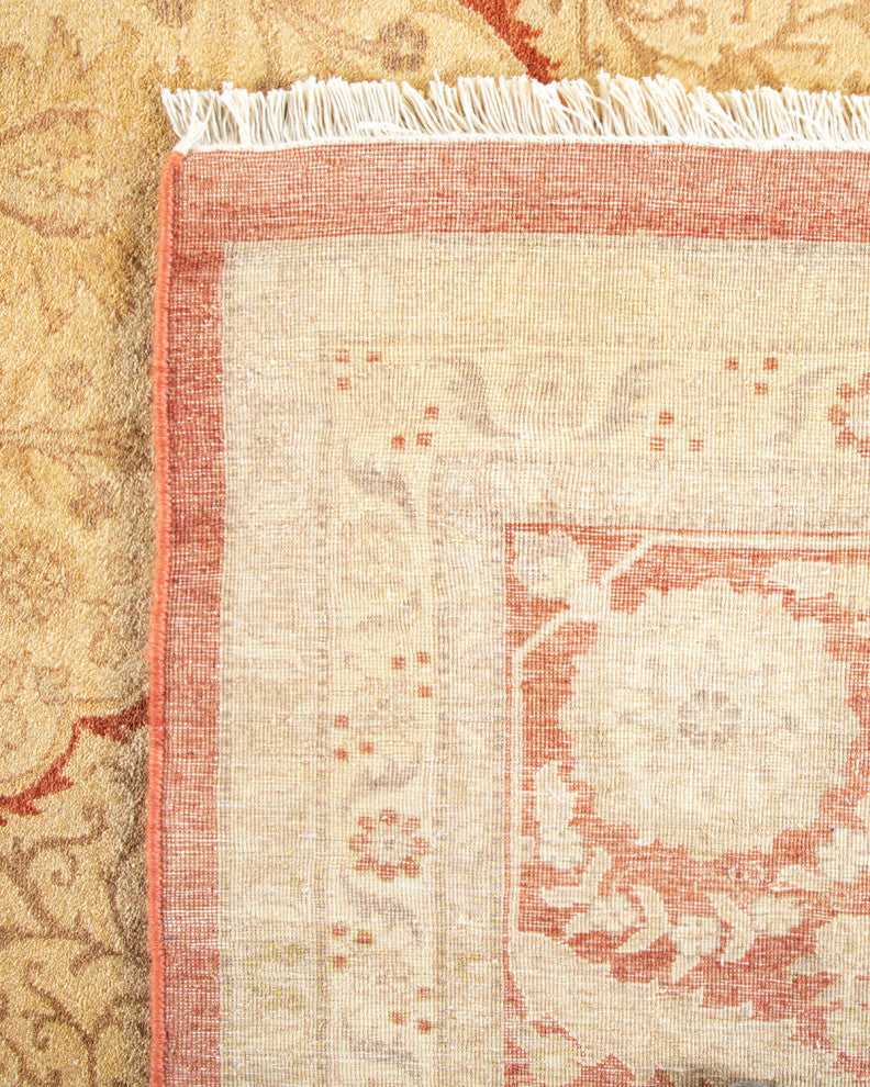 Mogul, One-of-a-Kind Hand-Knotted Area Rug Orange, 8'4"x9'10"