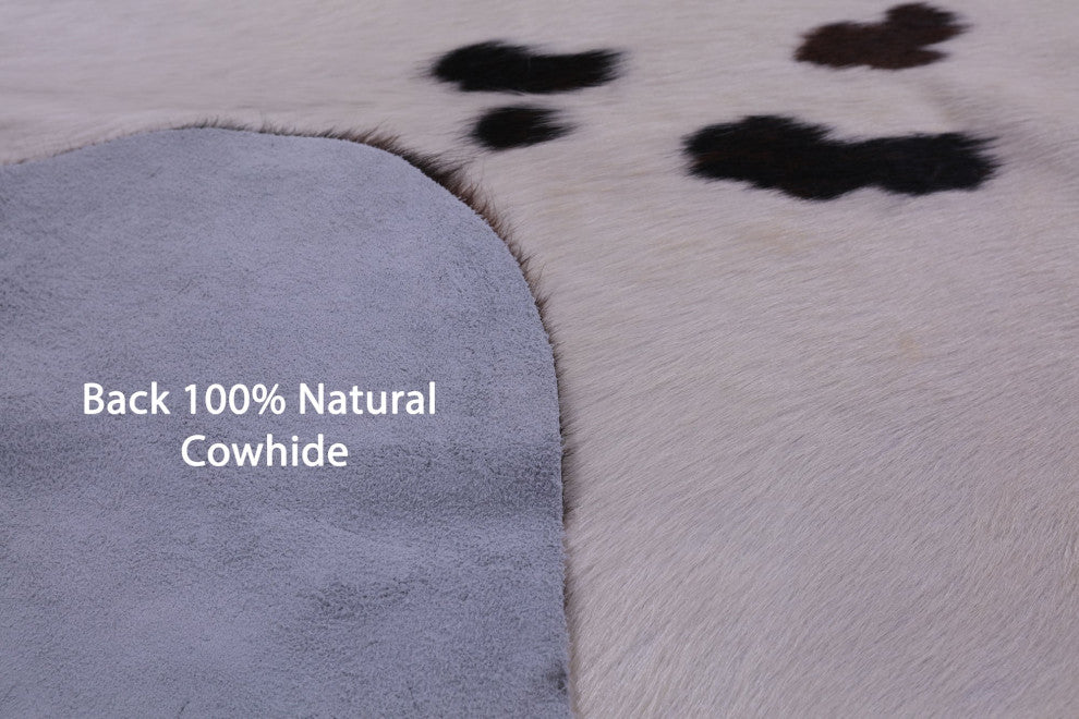 Natural Cowhide Rug 6' 9" X 6' 8" C2410