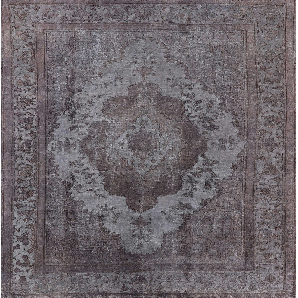 Ahgly Company Indoor Square Mid-Century Modern Area Rugs, 5' Square