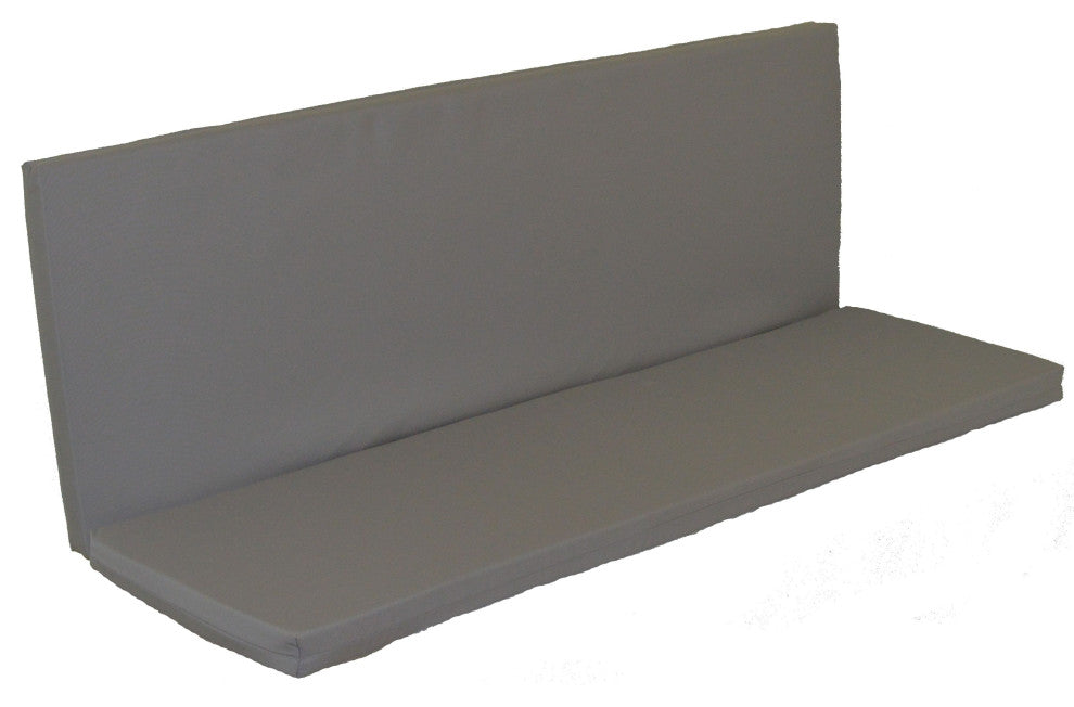 Full Bench Cushion, Gray Stripe, 5 Foot
