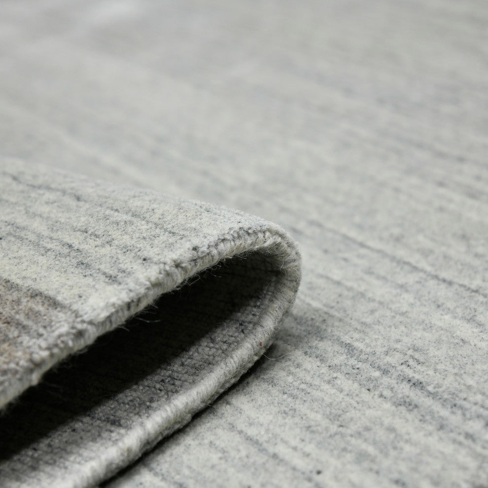 Blend Verwood Area Rug, Gray, 10' x 14', Striped