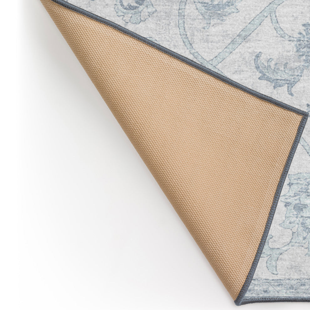 Tuscany TU8 Denim 2'6" x 10' Runner Rug