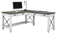 Martin Furniture Hartford Open L-Shaped Desk, White
