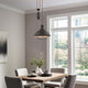 Kira Home Sequoia 13" Farmhouse Pulley Pendant Light, Retractable Design