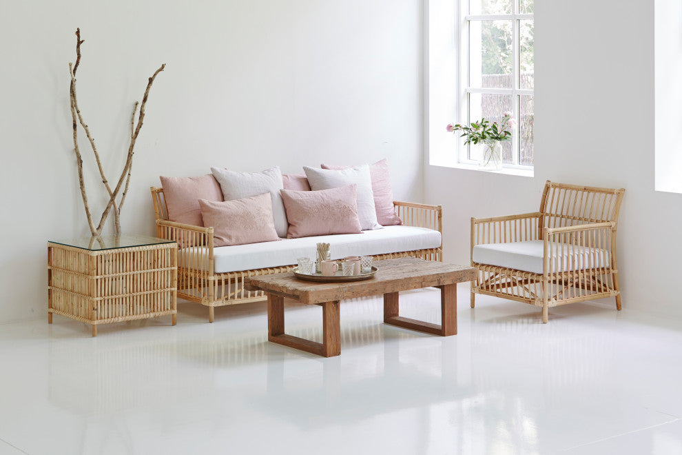 Alexander Teak Coffee Table, 51x26", Natural