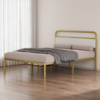 Gewnee Metal Steel Platform Bed Frame