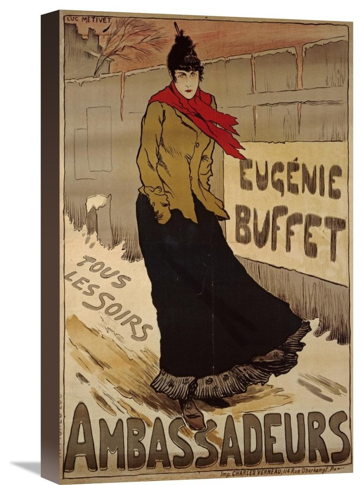 Ambassadeurs, Eugenie Buffet, 14"X22"