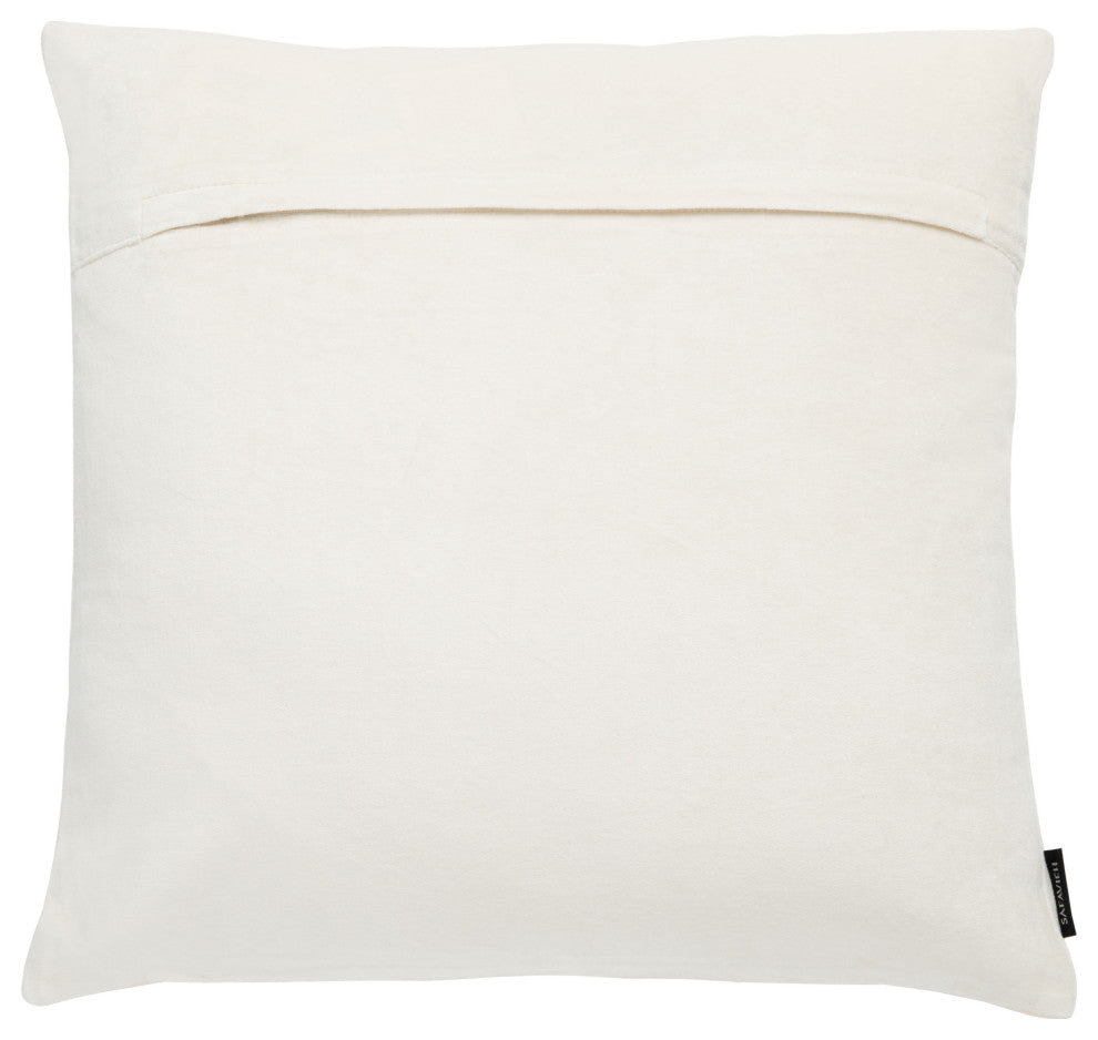 Safavieh Noel Pillow, Beige, 18"x18"