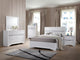Acme Naima Bed, White, Twin