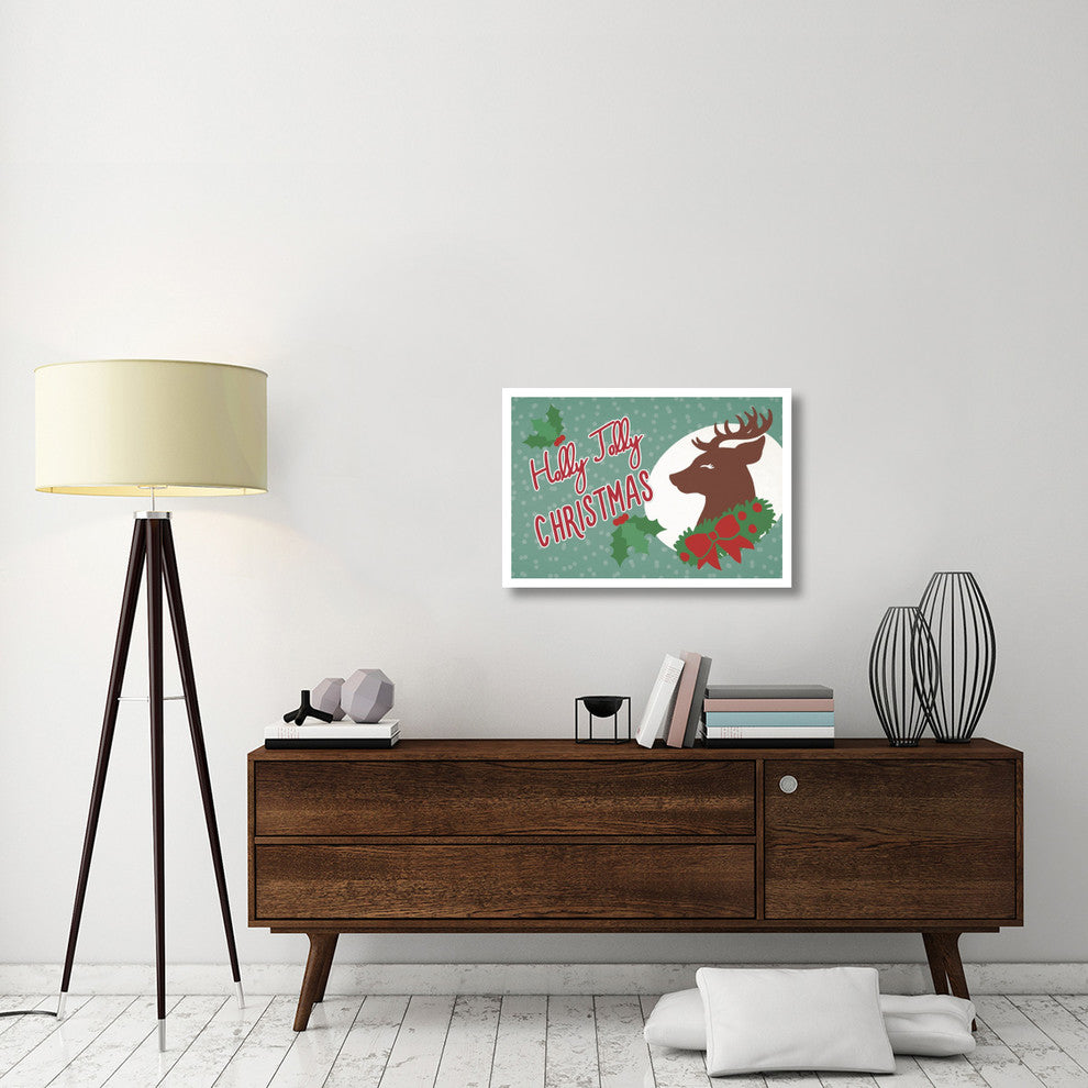 "Retro Christmas I Bright" Digital Paper Print by Janelle Penner, 32"x22"