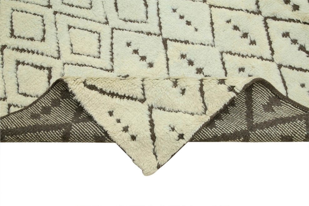 Rug N Carpet - Handmade Unique 7' 9'' x 9' 7'' Moroccan Area Rug