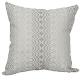 17" Jacquard Throw Pillows With Inserts, Set of 4, Torero Dune