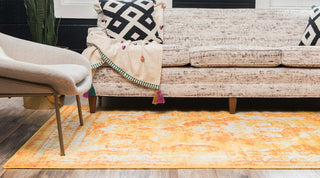 Unique Loom Orange Salle Garnier Sofia 2'x3' Area Rug