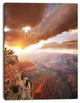 Grand Canyon under Thunderstorm Sky, Oversized Landscape Canvas Art, 30"x40"