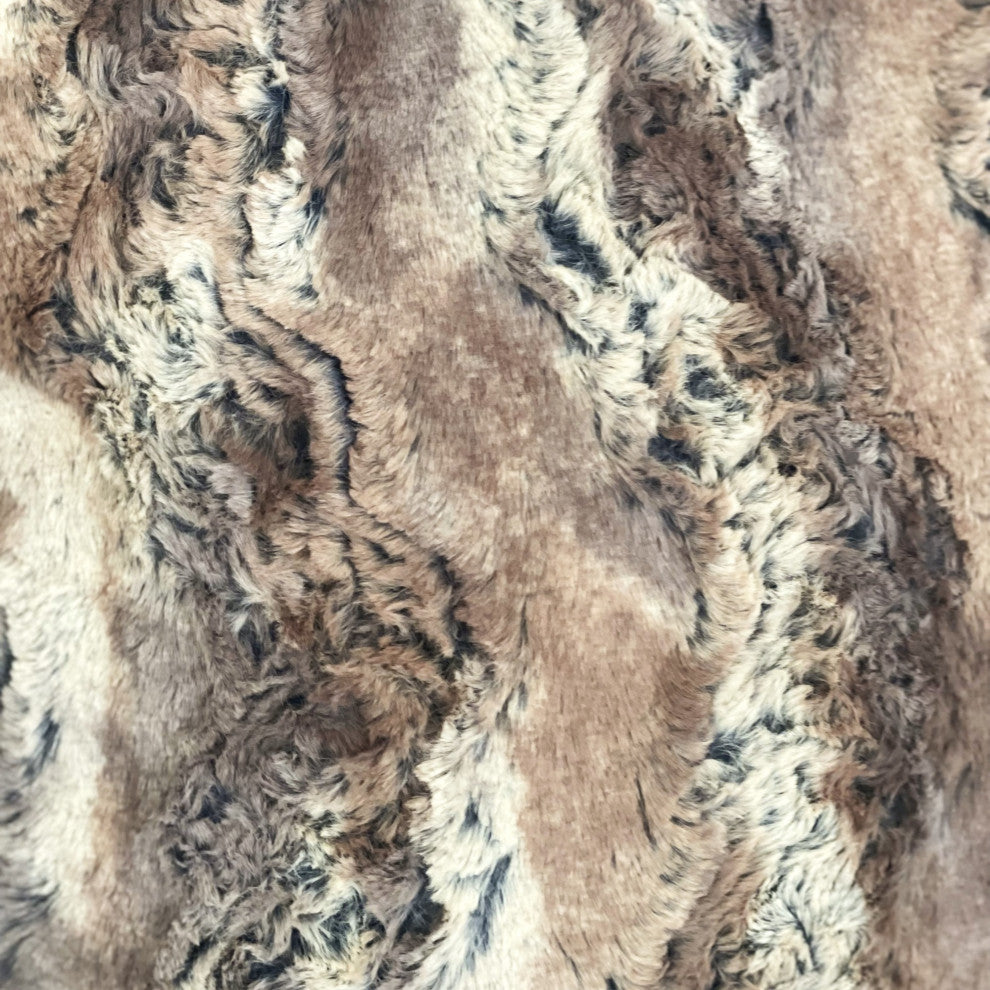 Elegant Brandy Fox Light Brown Gold White Handmade Luxury Pillow, Light Brown Gold White, Double Sided  20" X 26" Standard