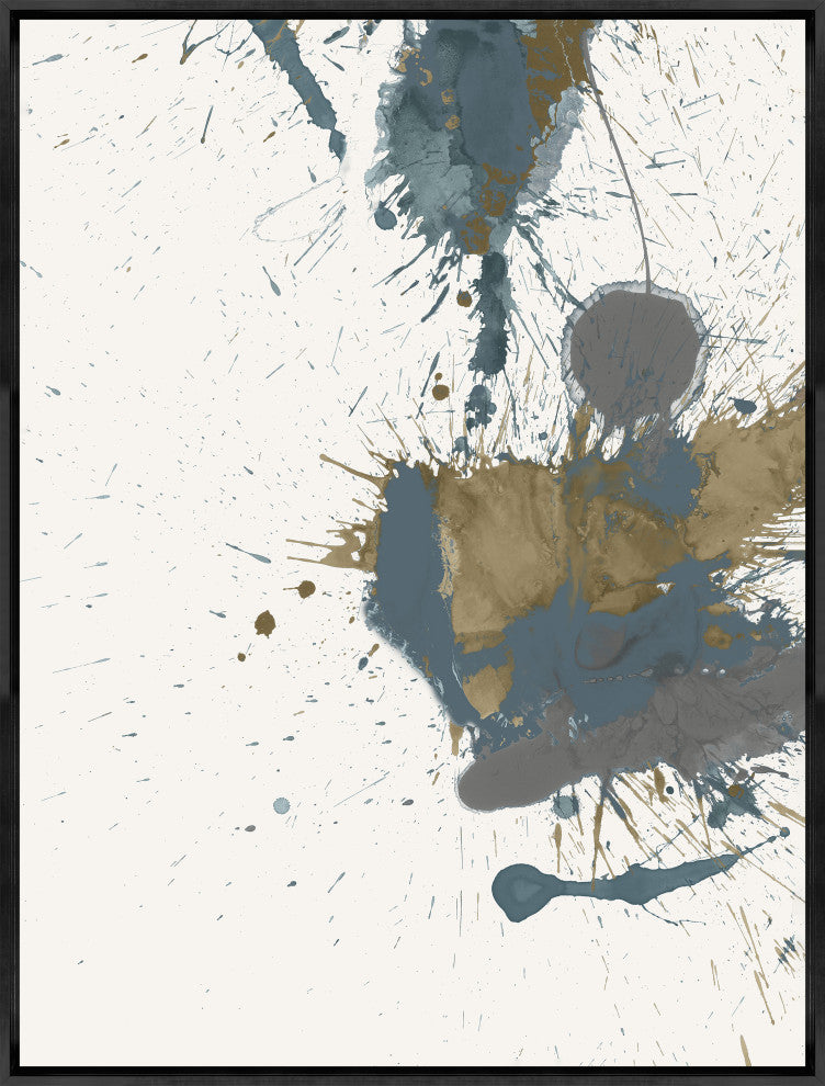 30x40 Back at You IV, Framed Artwork, Black