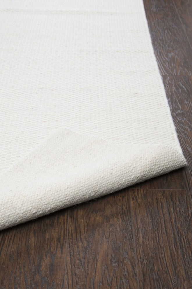 Rizzy Home Twist TW3065 Off White Solid Area Rug, 2'6"x8' Runner