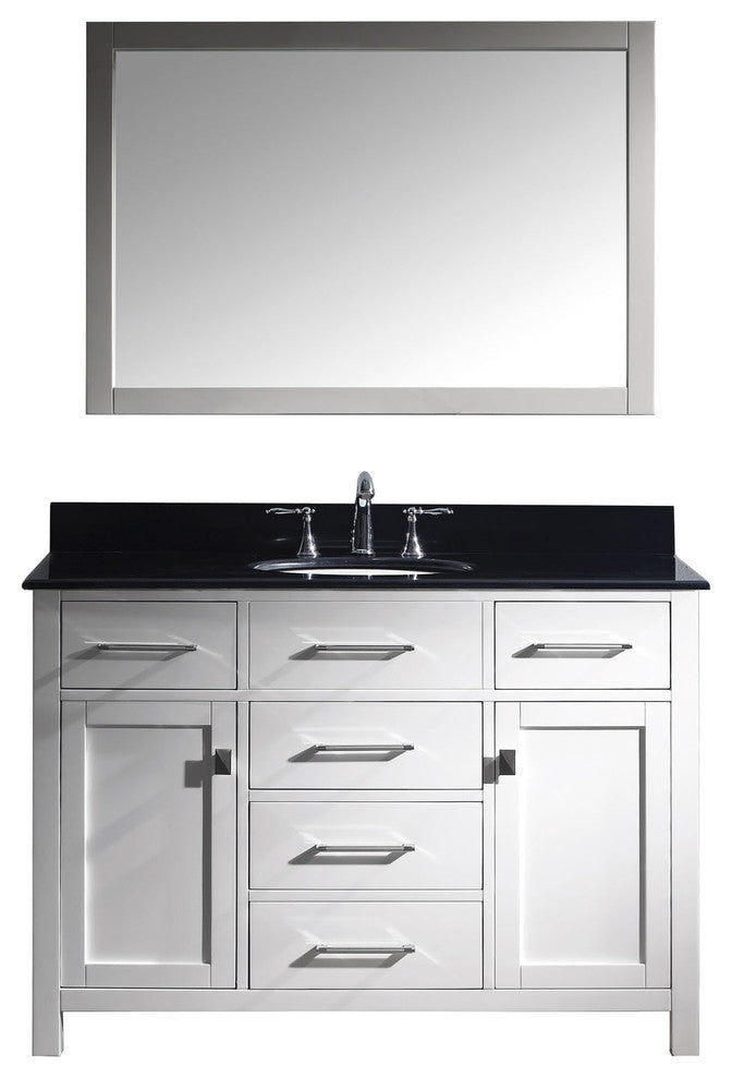 Virtu USA Caroline 48" Cabinet Only, White