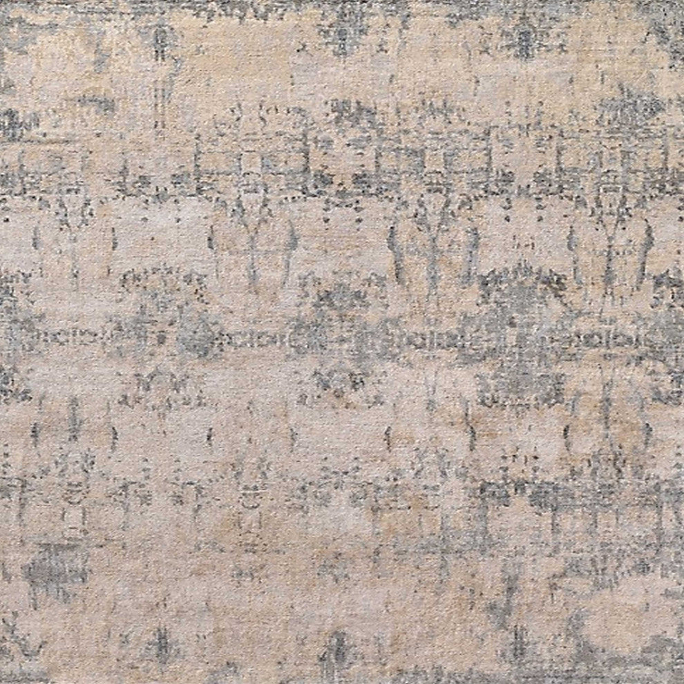 Ahgly Company Indoor Square Mid-Century Modern Area Rugs, 4' Square
