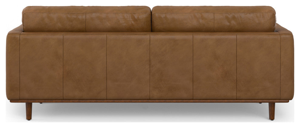 Morrison 89-inch Sofa, Caramel Brown