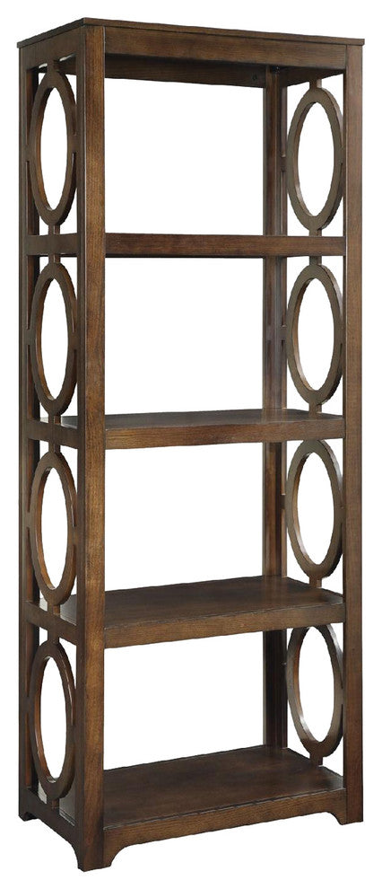 Bookcase With 4 Open Shelves, Brown