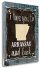 "Arkansas And Back" By Katie Doucette, Giclee Print on Gallery Wrap Canvas