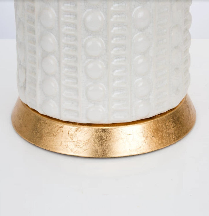 Melrose Table Lamp, Off-White, 30"H