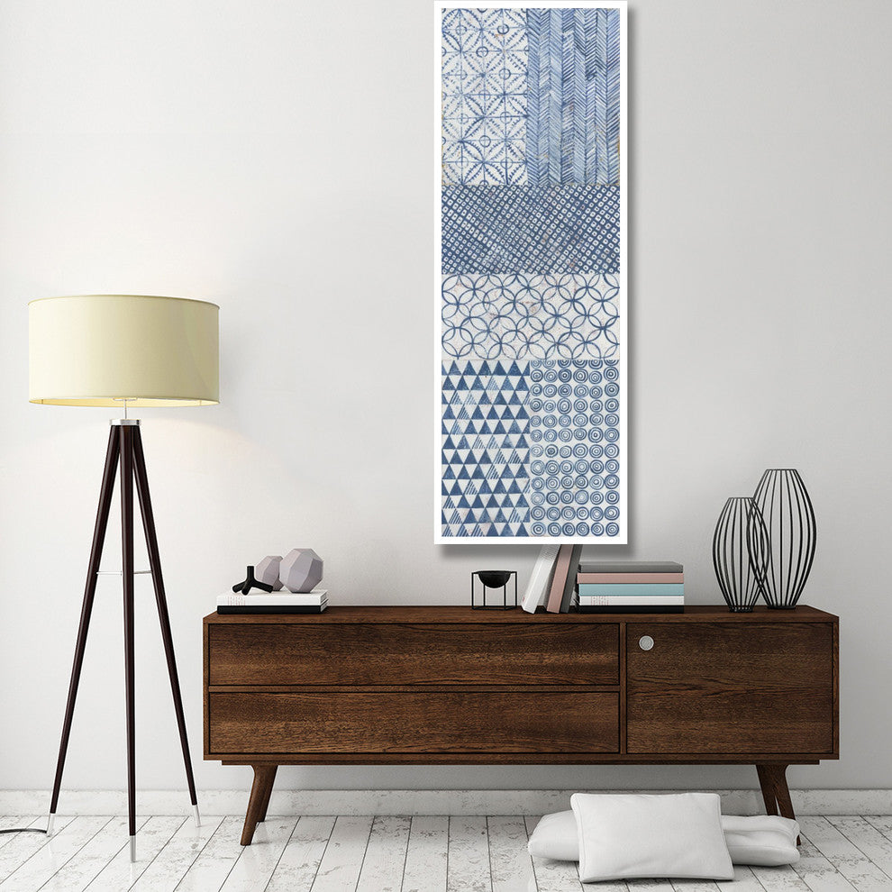 "Maki Tile Panel I" Digital Paper Print by Kathrine Lovell, 26"x74"