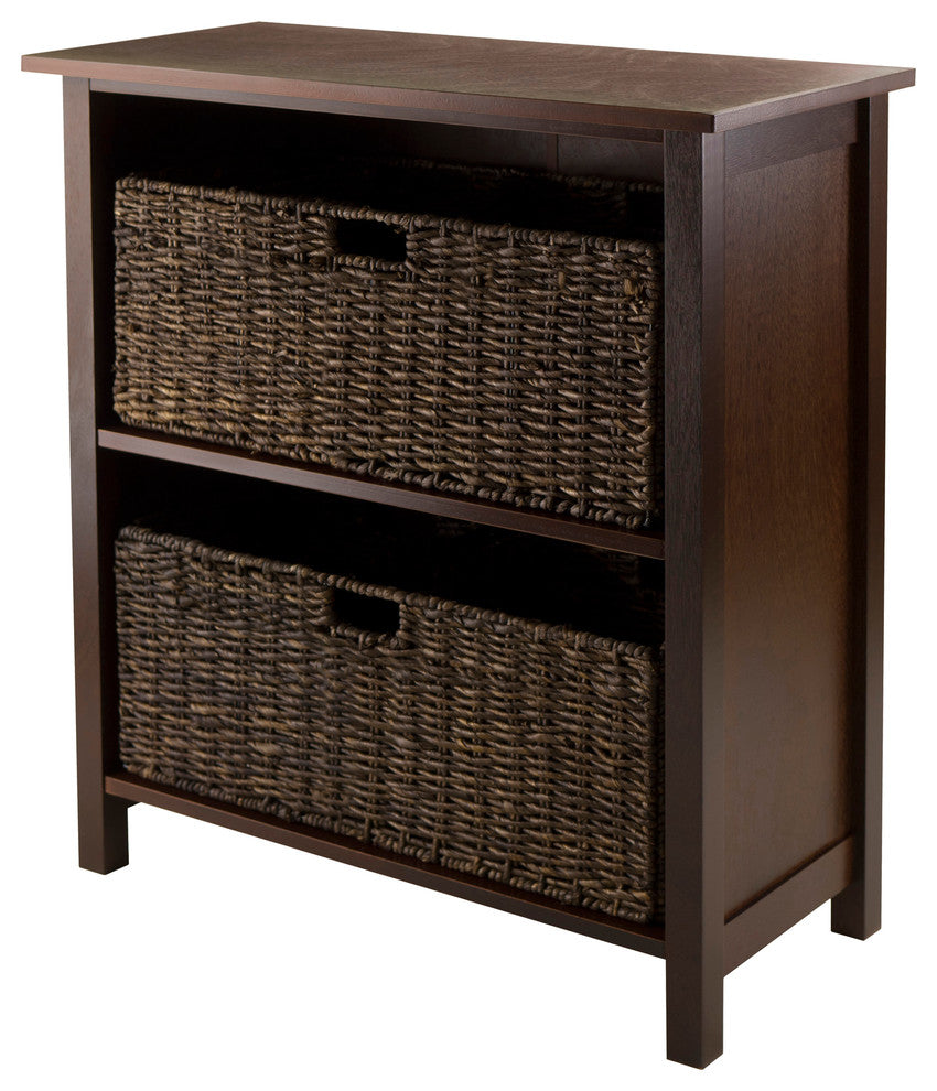 Winsome Granville 3pc Storage Shelf w/ 2 Foldable Baskets