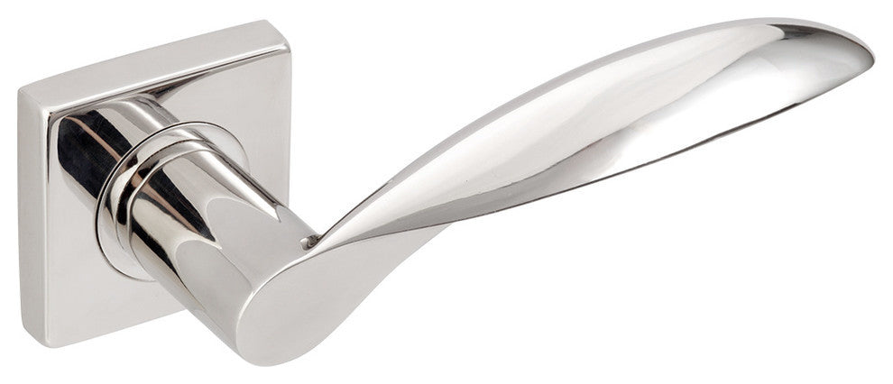 Stratus Lever, Half Passage, Left Hand, Polished Stainless Steel, 2-3/4" Backset