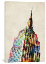 "Empire State Building" by Michael Tompsett, Canvas Print, 18x12"