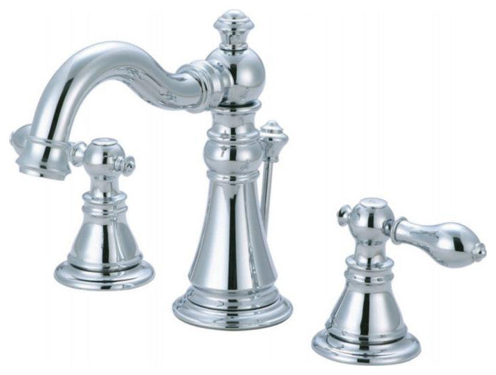 Two Handle 8" Widespread Lavatory Faucet with Retail Pop-up FS1975ACL