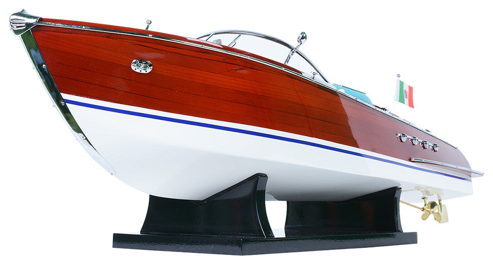 Riva Aquarama Painted Medium Wooden Handcrafted boat model
