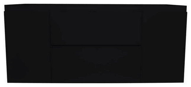 Salt 18Dx48" Floating Bathroom Vanity, Black, Cabinet Only